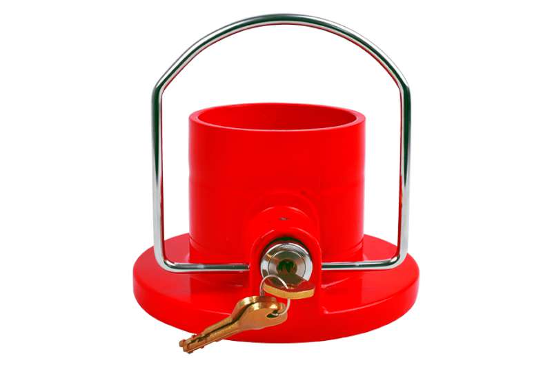 Steel Kingpin Lock for 5th Wheel Trailers SAS Security Products