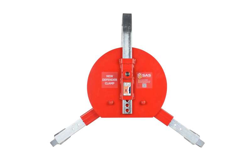 SAS New Defender Large Wheel Clamp Ultimate Wheel Security SAS