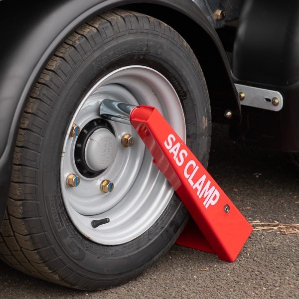 Extension tube on wheelclamp