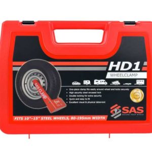 SAS HD1 Wheel Clamp Red Plastic Case 9900011