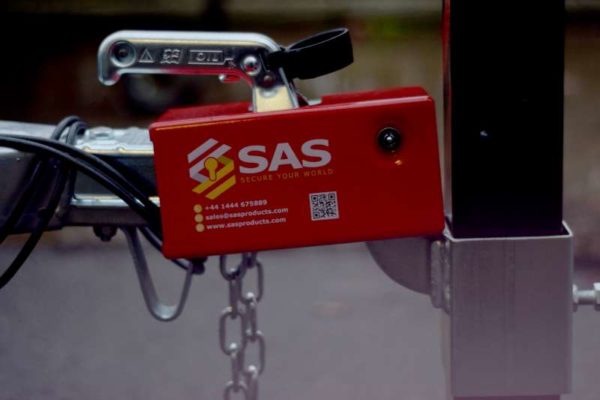 SAS Unbraked Trailer Hitch Lock on Parking Post