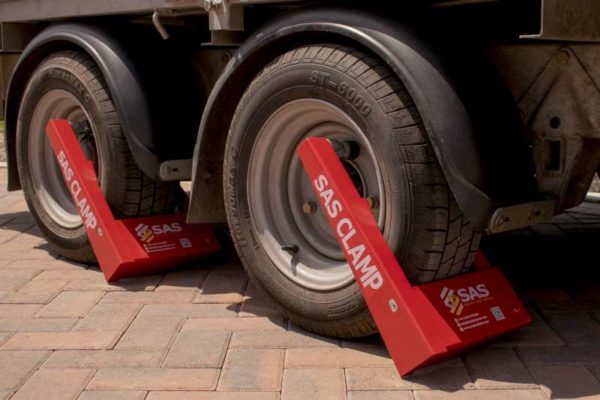 Wheel Clamps for contractors trailer