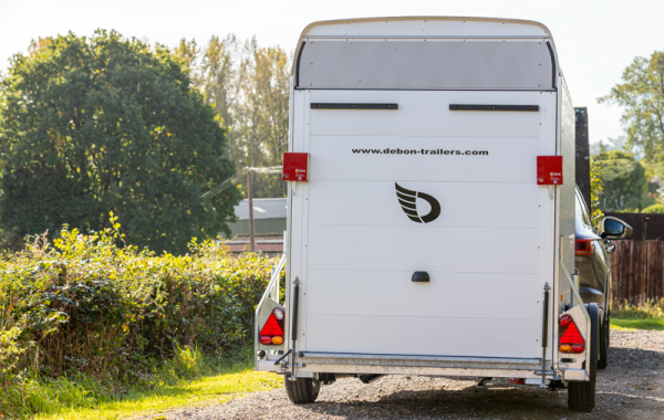 Two Debon Rear Door handle locks securing trailer