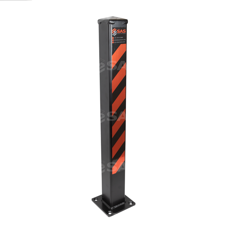 Fixed position security post bolt down