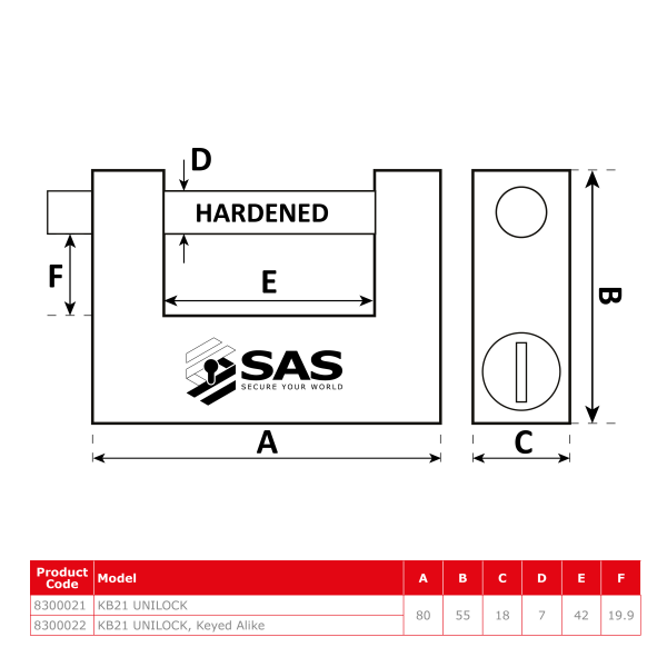 KB PADLOCK DIAGRAM