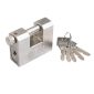 Studio image showing 8375085 HD85-75 Solid Hardened Steel Padlock 75mm with 5 keys