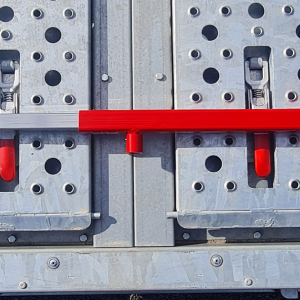 Top view Image SAS Ramp Lock on a Brian James T-Series Transporter Car Trailer