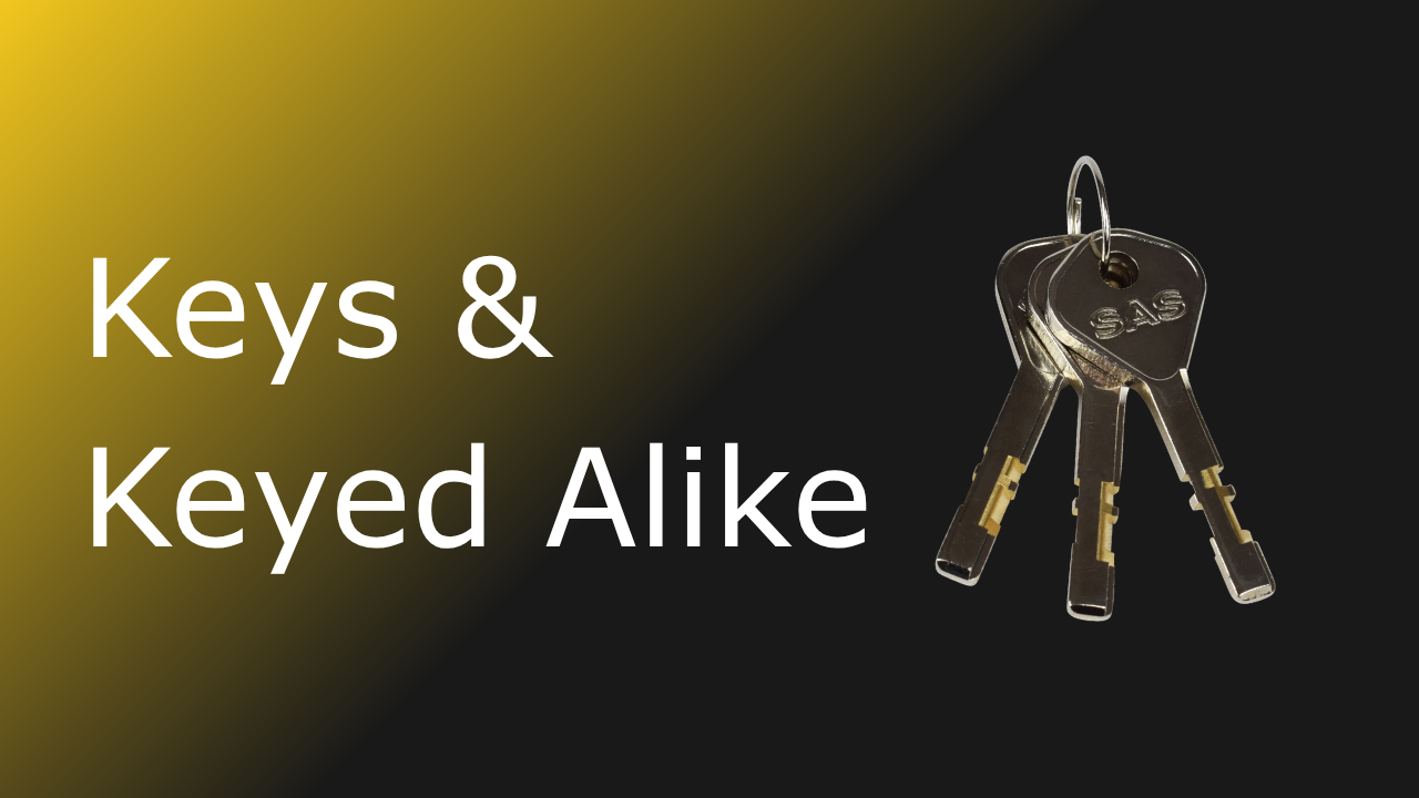 Keys and Keyed Alike