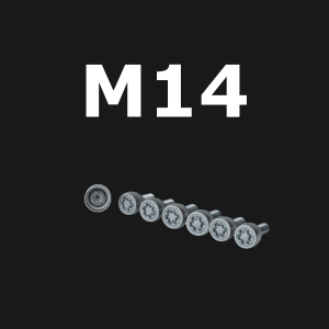 M14 Bolt Size