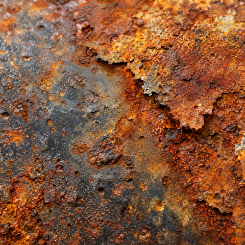 Heavily Rusted Corroded Metal Texture